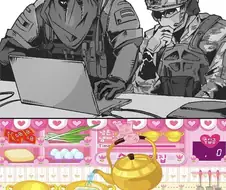 진지한 표정의 군인들.jpg
