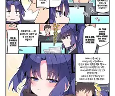 블루아카) 유우카와 선생님의 야근