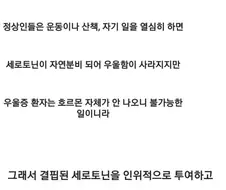 우울증은 우울한 병이 아니라는 디시인