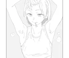 여고생 겨드랑이 냄새 맡는.manhwa