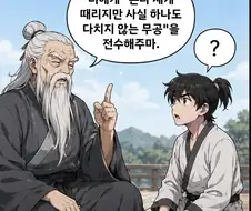 "겁나 쎄게 때리지만 사실 하나도 다치지 않는 무공"