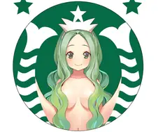 [약후] 스타벅스 로고 미소녀화