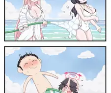 블루아카)물 뿌리는 하나코.manwha