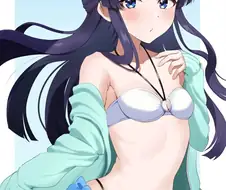 @) 과감한 수영복을 입어본 시즈카