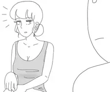 데자와)와이프 가슴골 훔쳐보다 걸리는.manwha