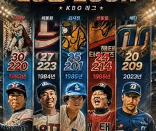 KBO] 역대 20승, 200K 투수들...