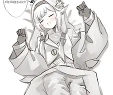 블루아카) 의식의 흐름대로 그린 히마리 만화.manga