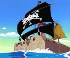 원피스) 검은 수염 해적단의 해적선 변천사