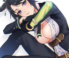 (말딸,후방)승부복으로 찌찌를 까고다님