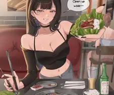 쌈 싸주는 여친.jpg