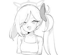 블루아카) 무츠키가 메스가키 은퇴하는 만화.MANWHA