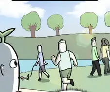평발이지만 긍정적인 작가
