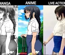 망가 - 애니 - 실사