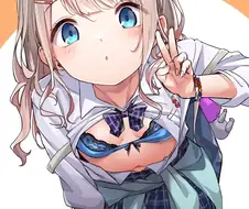@) 배꼽보이는 아사히