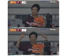야구장에 온 박명수
