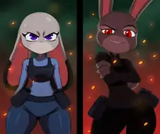 경찰주디 VS 타락주디