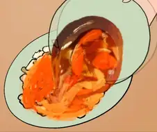 탕수육에 소스를 부어버리다