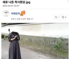 새로 나왔다는 착시 현상