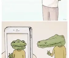슬픈 악어 만화