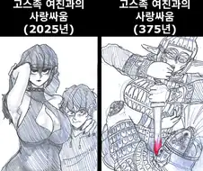 고스녀 여친과 싸우면 안되는 이유.manhwa