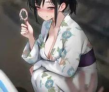 금붕어 건지기를 하능 못생긴 눈나