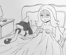 루카리오랑 자는 만화