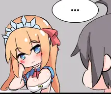 프리코네) 페코린느가 요리에 꿀 넣어주는 만화