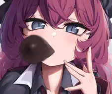 블루아카)빼빼로 게임하는 이로하.manwha