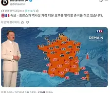 프랑스 북부랑 남부 온도차이도 많이 나네 ㄷㄷㄷ