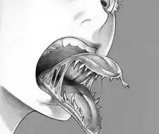 약혐) 입이 두개가 되었어요