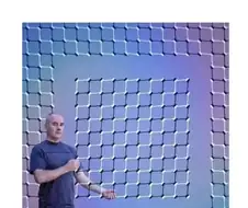 실제로 움직이는것이 아니라 착시입니다