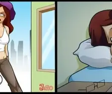 담배피우는 어린이를 타이르는 어른.manhwa