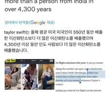 테일러 스위프트 팬들의 기후변화우려가 낮은 이유