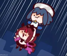 버튜버) 크로니콥터를 사용하는 아이리스.manga