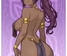 건강한 갈색 피부