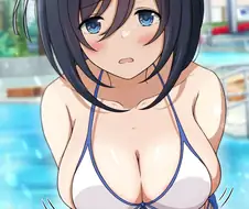 [말딸] 상체를 숙인 트레이너가 걱정스러운 플래시