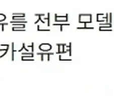 진짜로 전원 섭외하면 무지하게 비쌀 장카설유를 가성비로 써먹는 법