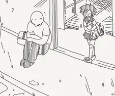 비 오는 날 우산 씌여주는.....manwha