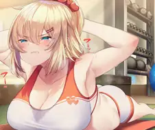 버튜버) 의외로 올릴 짤이 잘 없는 하쨔마