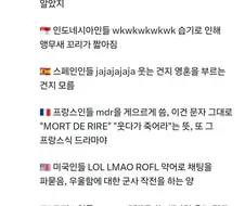 나라별 웃는 채팅