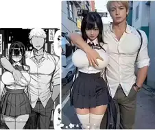 만화를 실사풍으로 AI변환해 보자.manga