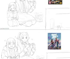 프리렌)GTA를 즐기는 사제지간.jpg