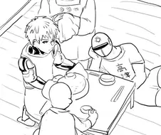 원펀맨X선레드 만화