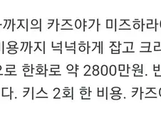 렌탈여친) 남주가 쓴돈 2800만원이라는건 틀렸음