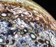 NASA가 공개한 목성 근접샷