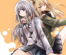 실어증 걸린 소녀를 돌봐주는 여자아이 manga