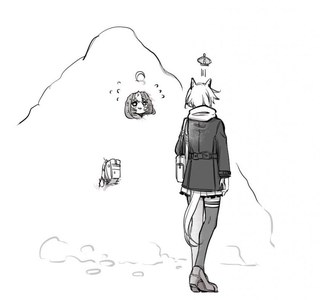 [말딸] 눈에 파묻힌 돗토