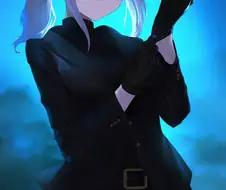 블루아카)관리하러 온 학생의 모습.manga