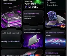 중국 노트북 제조사, RTX 3050이 탑재된 노트북 출시