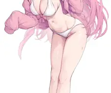 흰색 비키니 봇치